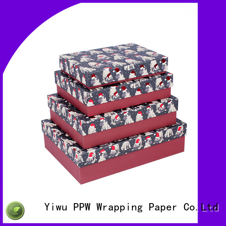 PPW hot selling custom packaging boxes supplier for festival